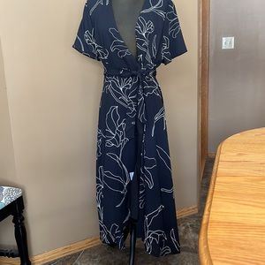 Alfani midi wrap dress